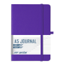 A5 192 Page Lined Journal Hard Cover With Elastic Closure - Purple