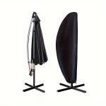 1PC Thickened Patio Umbrella Cover Waterproof Outdoor Uv Protection Umbrella Cover With Zip Fits 274.32CM-3.66METER Offset Umbre