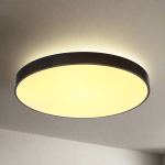 Zea LED Metal Ceiling Light Black Medium Large - Large 60W