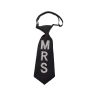 Men's And Women's Couples Rhinestone Letter Short Adjustable Tie