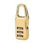 Combination Padlock Gold Finish Thirard