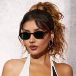 Square Frame Hollow For Women Men Vintage Casual Style Glasses Minimalist Outdoor Eyewear Fashion Glasses