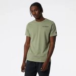 New Balance Men's Graphic Heathertech T-Shirt - Olive Leaf - XL