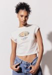 Printed T-Shirt - Cream Oranges