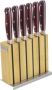 Professional Steak Knife Set With Block 7 Piece