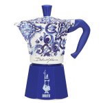 Bialetti Dolce & Gabbana Moka Express - 6 Cup 180ML Yield Blue Mediterraneo