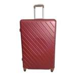 Smte 1 Piece Hard Outer Shell Luggage Set Premium Zt Red 26 Cm With Keychain