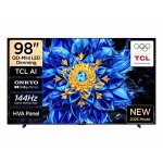 Tcl 98 Inch P8L Premium Qd MINI LED Google Tv 144HZ 98P8L Black