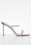 SWING1 Barely There Stiletto Mule Heel - Lilac