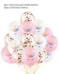 15PSC Unicorn Balloon Set