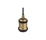Synerji Indoor Pendant Lampholder Brown Bronze E27