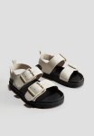 Strappy Sandals - Light Beige