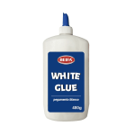 Large White Glue With Built-in Brush - 480G