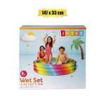 Intex Pool Rainbow Ombre 3 Ring 147X33CM Marketplace Brits Bros