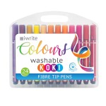 Colours Washable Triangular Koki Colouring Pens - Pack Of 24