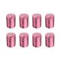 8PCS Pink Cat Paw Tyre Valve Stem Caps Aluminium Car Wheel Accessories