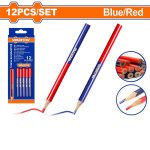 12 Piece Bi-colour Carpenter Pencil Set WMQ2512