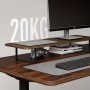 1PC Montek Monitor Heightening Rack Desktop Computer Desktop Brown Black Storage Base Shelf Office Desktop Shelf