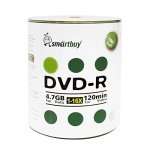 Smartbuy 4.7GB 120MIN 16X Dvd-r Logo Top Blank Data Video Recordable Media Disc 400-DISC