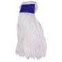 Janitorial Hygiene Spunlace Fan Mop Head Refill - Blue