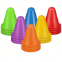 MINI Cones 24 Pack 3.15 Portable Markers For Agility & Footwork Drills