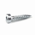 100 PK Zinc Pocket-Hole Screws Fine Pan-head 19MM 6 SPS-F075-100-INT