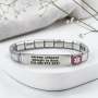 9MM Medical Alert Connector Charm Bracelet