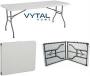 Vytal Foldable Rectangle Trestle Table 1.8 Metres 8 Seater