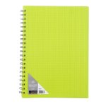 A4 Wiro Book 80PG Neon Yellow