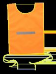 Pioneer Orange Reflective Mesh Maxi Bib