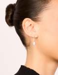 Goldair Gold Plated Floating Cubic Zirconia Hook Earrings