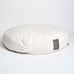 Velvet Dog Bed - Creme Large