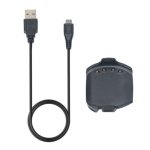 For Garmin Approach S2 S4 Smart Watch Charger Charging Cradles Black