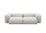Two Module Sofa - Canvas - Light Grey - 272CM X 136CM