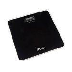 Casa - Electronic Glass Bathroom Scale - Rounded Corners - Nero Black Livestainable