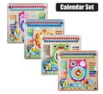 Edu Wood Activity Calendar Set 30X30CM