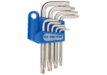 Torx L Key Set 9PC Tamper Proof T10-T50 Standard Length