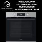 Whirlpool Inox Self Cleaning COOK3 Multifunction Built-in Oven 71L - 60CM