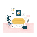 Living Room Aesthetic Art Print