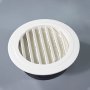 1pc Abs Round Air Outlet Central Air Conditioning Outlet Adjustable Air Volume Ventilation Exhaust Outlet Fresh Air System