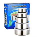 Stainless Steel Fresh-keeping Box FIVE-5 Piece Set