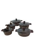 Smte 10 Piece Granite Cookware Set With Keychain