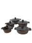 Smte 10 Piece Granite Cookware Set With Keychain