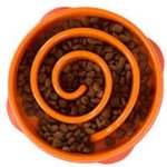 Outward Hound MINI Fun Feeder Dog Bowl - Orange Waggs Online Pet Shop
