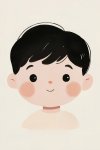 Little Boy Canvas Print - 600MM X 600MM