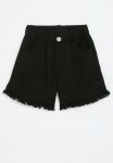 PoP Candy Frayed Shorts-black