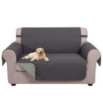 U-nice Home Loveseat Sofa Cover Reversible Couch Covers For 2 Cushion Couch For Dogs Furniture Protector Cover With Elastic Stra