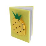 Pineapple Pouch Yellow Fur A5 Notebook