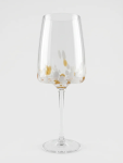 Clear Glass With White Gold Spot Design 23.5CM - None None
