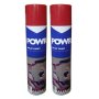 Powr Spray Paint Fluorescent Red 300ML 2 Pack